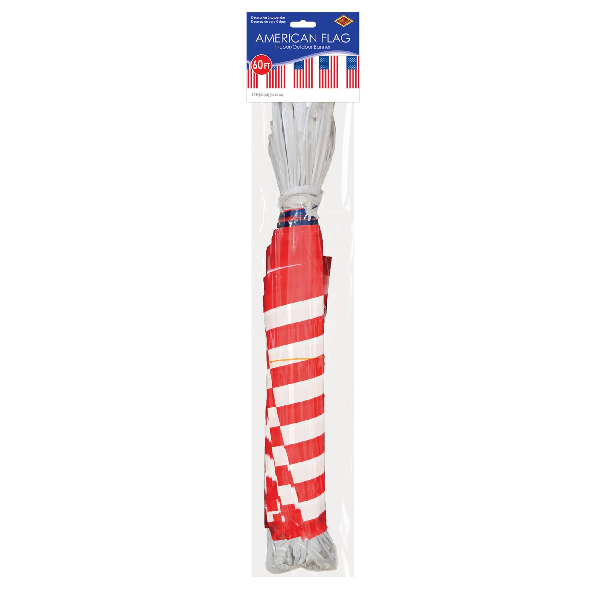 Beistle 60ft. American Flag Pennant Banner